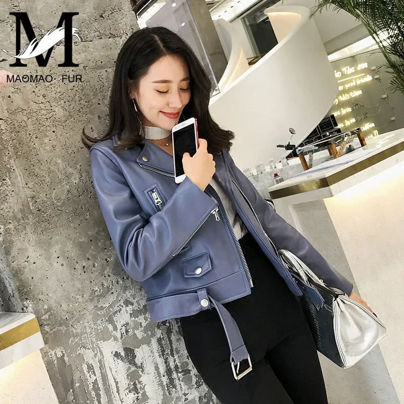 Женская кожаная куртка из натуральной овечьей кожи|jacket real|jacket fashionjacket quality |