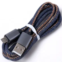 Ковбойская джинсовая ткань кабель для передачи данных для Iphone6 Мобильный Тип C линия передачи данных Быстрая зарядка линия Прямая поставка OFC-Z02