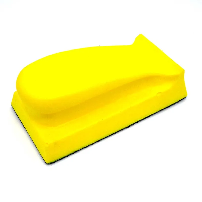 

70x135mm Foam Hand Sanding Block Hand Pad Polishing Pad for Hook and Loop Disc