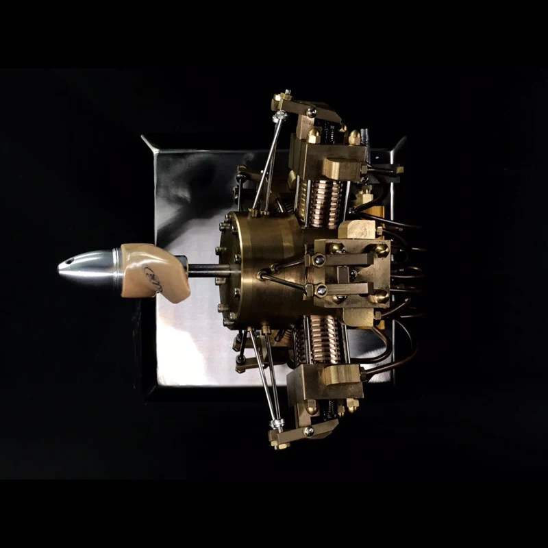 Классные! Пятицилиндровый паровой двигатель миниатюрный двигатель Стирлинга «Звезда пять» модель полностью Металлическая Модель креативные поделки