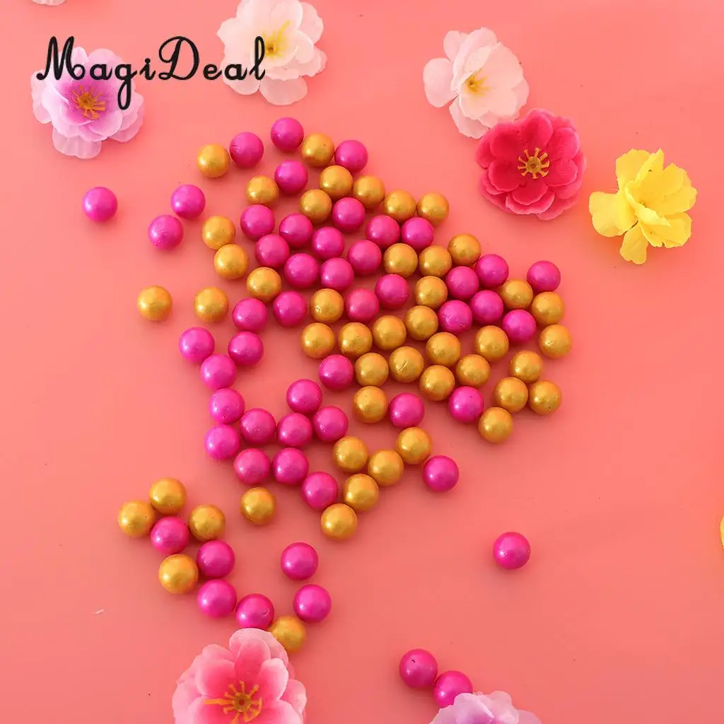 100Pcs 14mm Colorful Glass Marbles, Kids Marble Run Game, Marble Solitaire Toy Accs Vase Filler & Fish Tank Home Decor