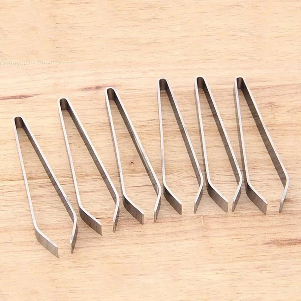 Fish Bone Tweezers Seafood Tools Stainless Steel Pincer Plucking Clamp