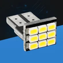 T10 192 W5W 9 led 9 smd 9smd габаритный автомобильный фонарь для чтения, Купольные лампы, дверная лампа, моторный габаритный фонарь, номерной знак, лампа белого цвета, DC12V