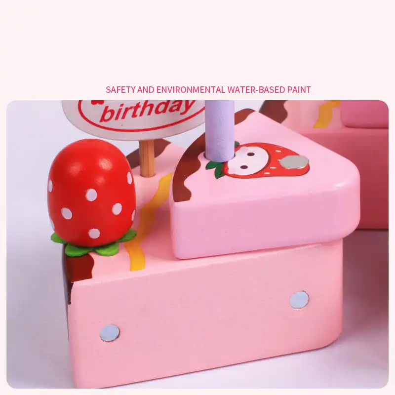 Detail Feedback Questions About Baby Toys Simulation Magnetic Cake Baby Toys Simulation Magnetic Cake Wooden Set Pretend Play Kitchen Food Infant