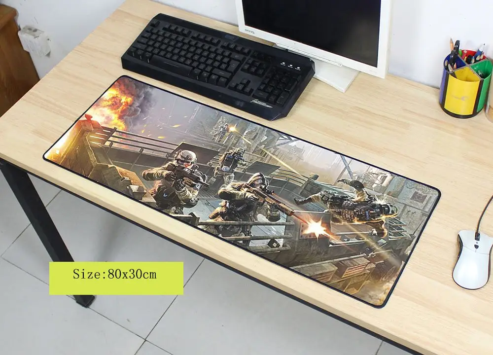 warface mouse pad 80x30cm pad to mouse notbook computer mousepad High quality gaming padmouse gamer to laptop large mats