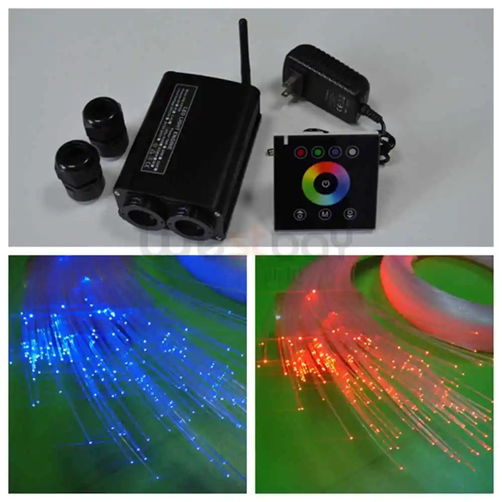 2016 NEWEST Touching panel controller +32W RGBW Led optic fiber light