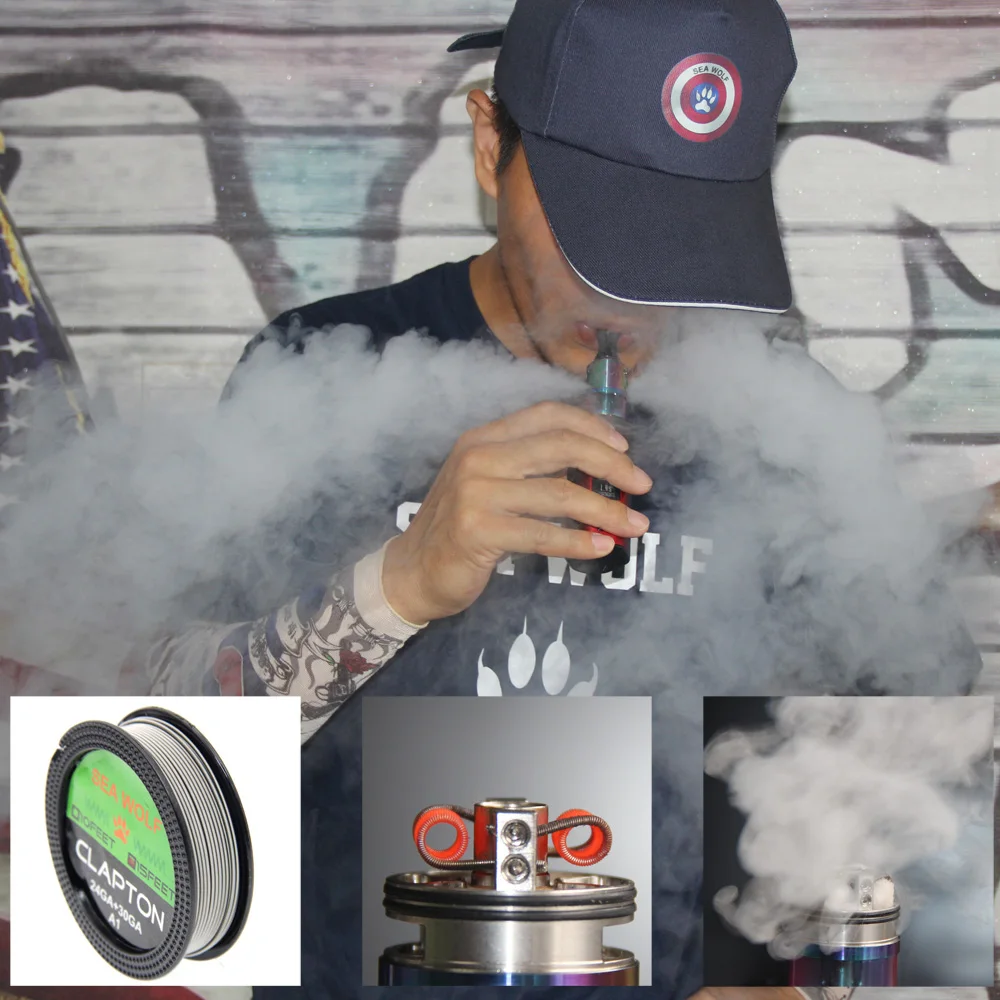 Нагревательный элемент SEA WOLF Alien Fused Clapton нагревательный сделай сам 15 футов/рулон