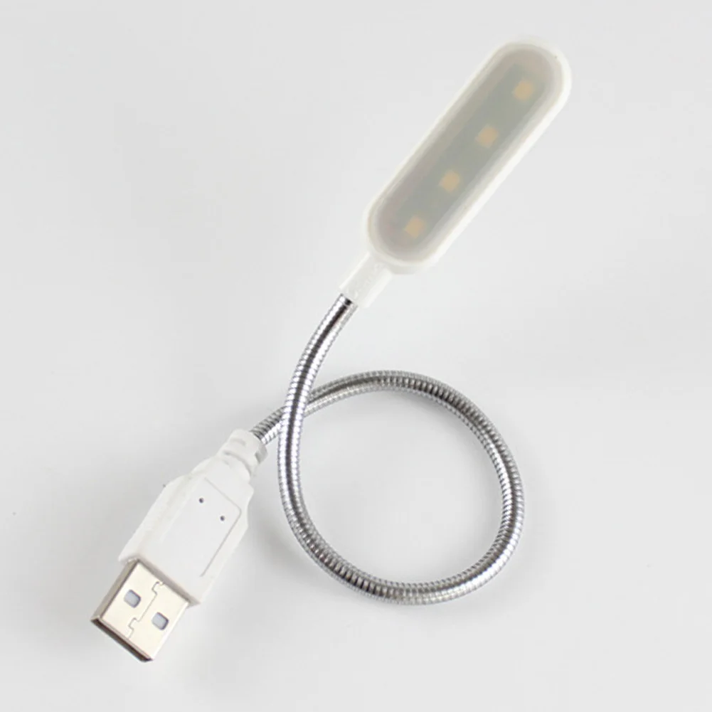 Мини-Книжный светильник, гибкий Домашний Светильник для чтения, для путешествий, спальни, для студентов, ноутбуков, подарок, ноутбук, компьютер, яркий светодиодный, USB порт - Испускаемый цвет: Warm White Light