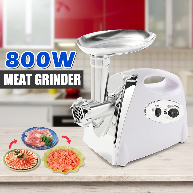 

800W 220-240V Electric Meat Grinder Stirring Mixing Machine 2 Colors EU Plug Kitchen Appliances Blenders