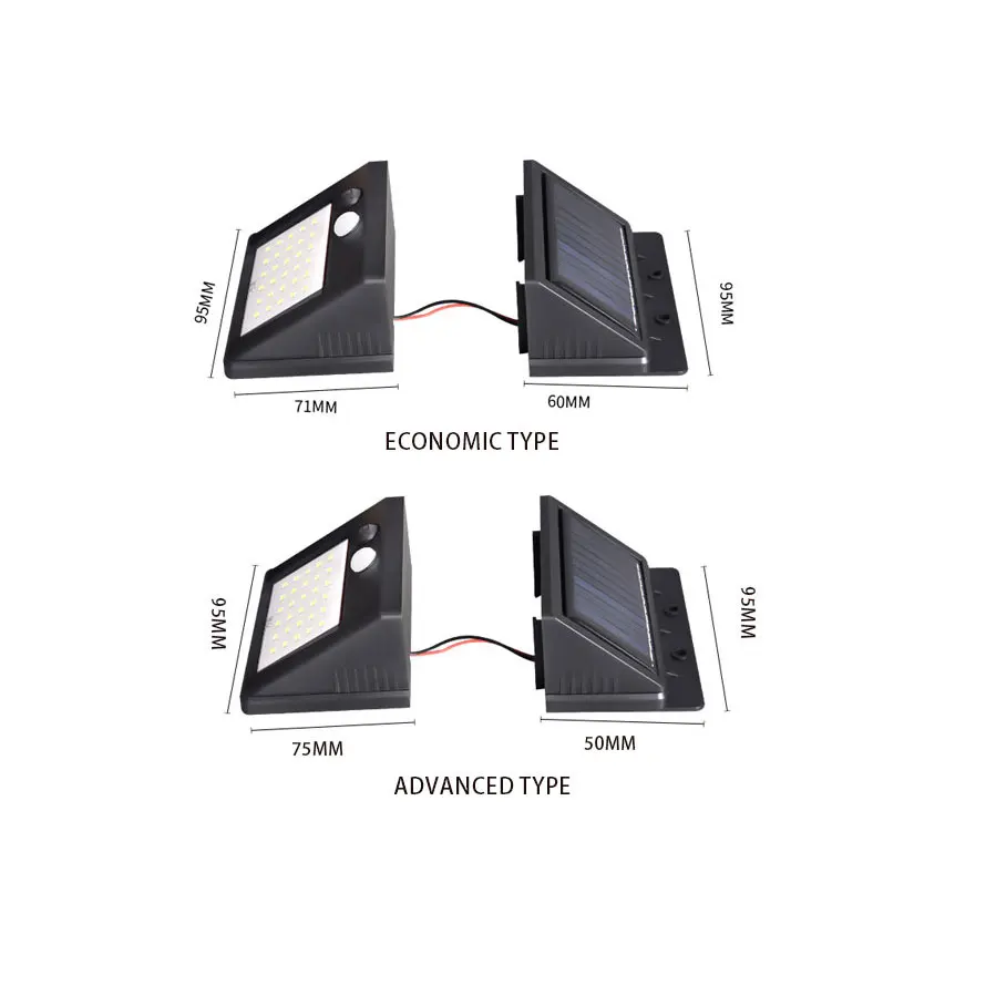30 светодиодный разделяемый светодиодный светильник на солнечной батарее, датчик движения PIR, светодиодный светильник для сада, уличный светильник, солнечный светильник, настенный светильник