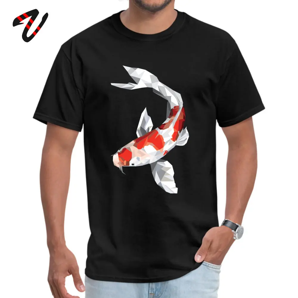 Koi Fish/футболки в японском стиле смешные мужские футболки с изображением