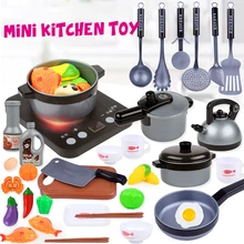 Пластиковый детский домик, кухонная игрушка, кухонная посуда, детский игровой кухонный набор для детей