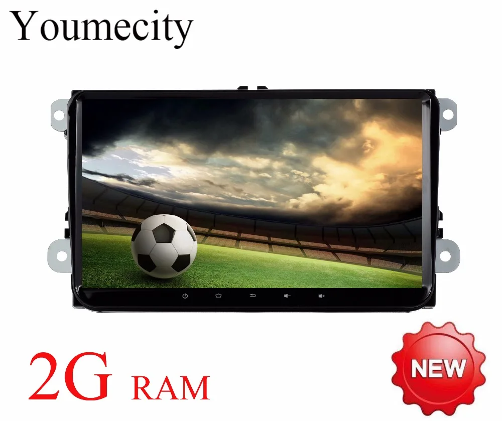 Youmecity Android 7 1 Car DVD Player Radio Gps Stereo for VW Volkswagen SKODA GOLF 5