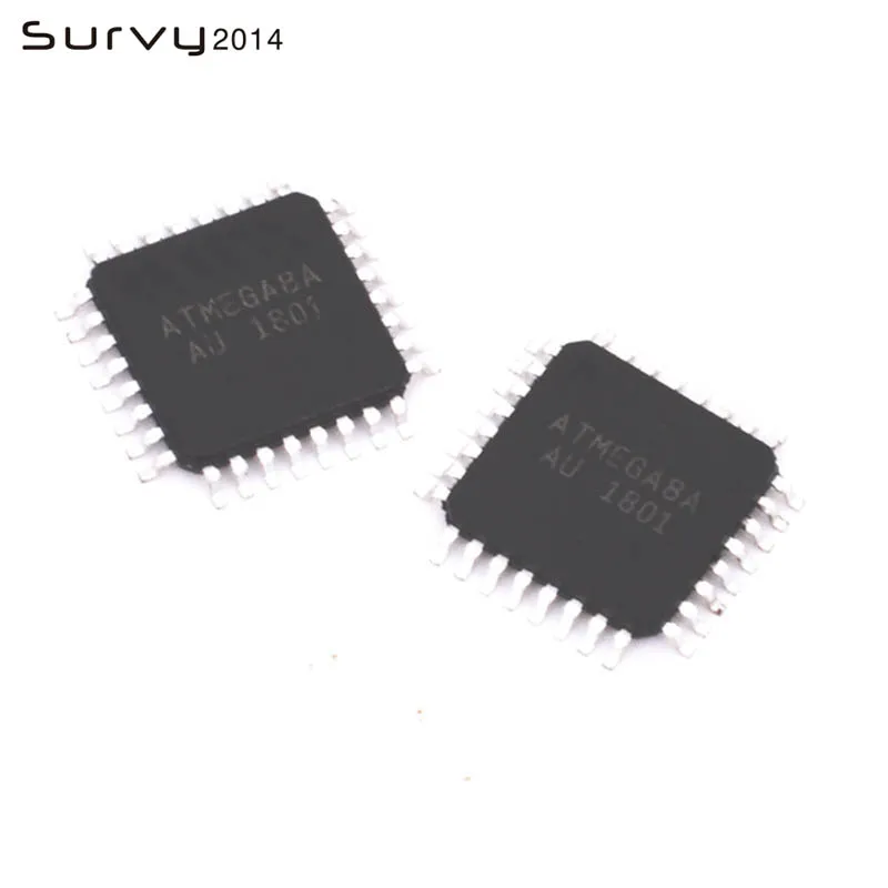2 Pcs ATMEGA8A-AU ATMEGA8 TQFP-32 microcontroller New