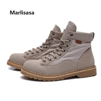 

Marlisasa Male Casual Comfortable Brown Lace Up Shoes Men Casual Spring & Autumn High Shoes Cool Shoes Mannelijke Schoenen F3427