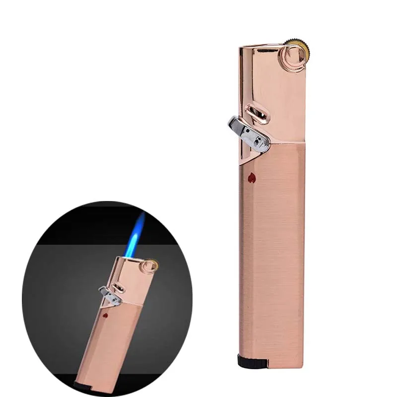 

Blue Flame Torch Lighter Windproof Turbine Jet Butane Lighters Creative Metal Cigarette Lighters Smoking Accessories for Man