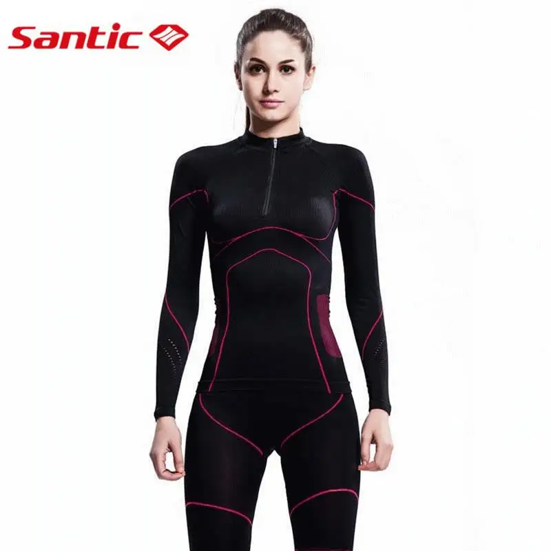 Santic Women`s Sports Underwear Winter Long Compression Underwear