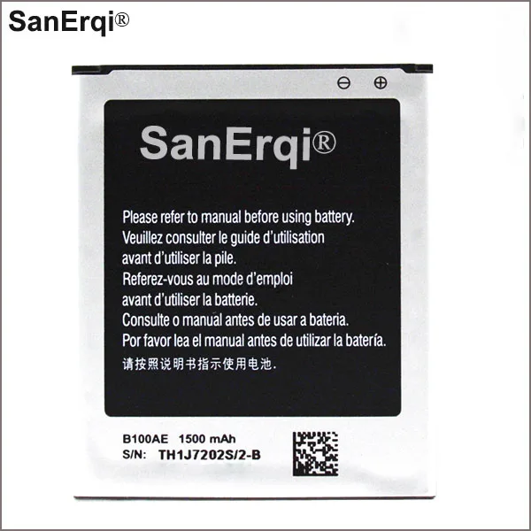 Batteria Di Ricambio Sanerqi 1500Mah B100Ae Per Batteria Samsung Gt-S7898 Gt-S7270 Galaxy Ace 3 3G Gt-S7272