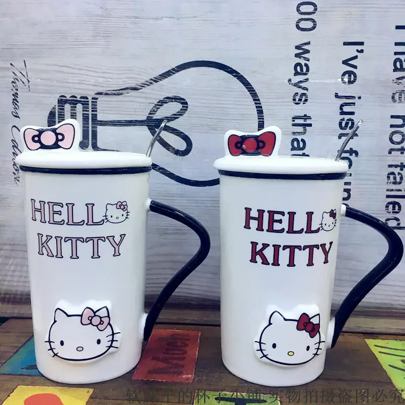 2018 День Святого Валентина Kawaii Kitty кофейные кружки чайная чашка керамическая с