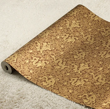 

Chinese Dragon Printed Luxury Wallpaper Chinese Culture And Art Wallpaper Roll Living Room Bedroom Ceiling Wallpaper For Walls