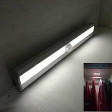 Новое обновление 10led интеллектуальный сенсорный светильник с сенсором человека s USB/аккумулятор Ночной светильник Настенный светильник для шкафа