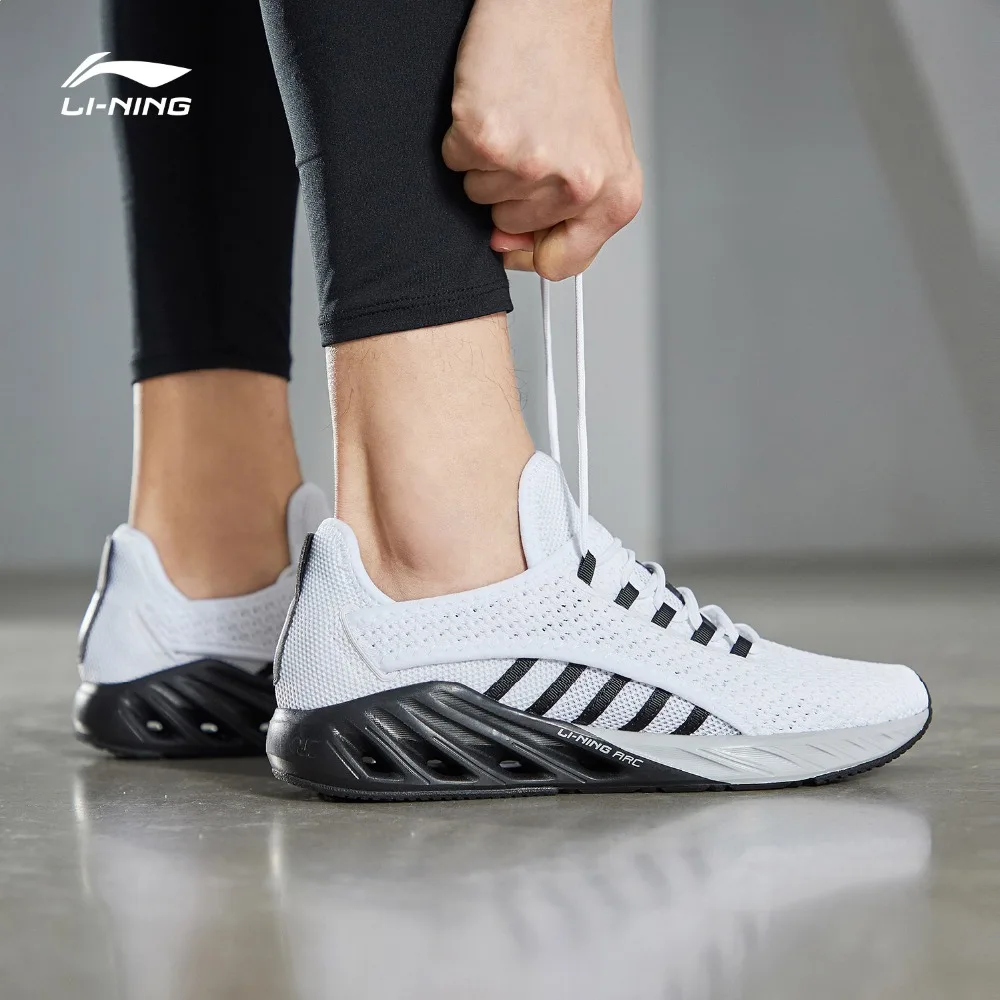 Мужские кроссовки для бега Li Ning легкие дышащие с подкладом спортивная обувь ARHP017