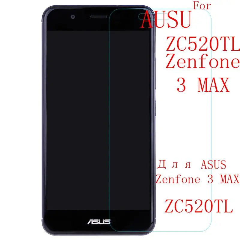 9H Sklo закаленное стекло для Asus Zenfone 3 Max Защитная пленка для экрана ZC520TL zc 520 tl zc520 520tl mobil чехол