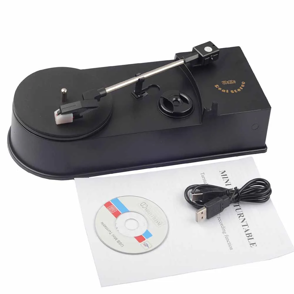 

TAGLUMO Vinyl Turntables USB Portable Phonograph record Audio Player LP Turntable to MP3 / WAV / CD Converter