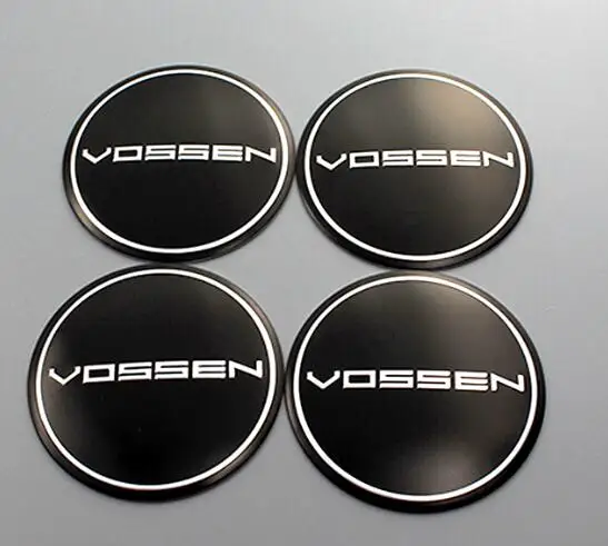 vossen black 45stick 100 шт./компл. 65 мм для vossen enkeei advan racing HRE Rays Volk racing авто аксессуары Модифицированная эмблема значок крышка 45 мм наклейки - Цвет: vossen black 45stick