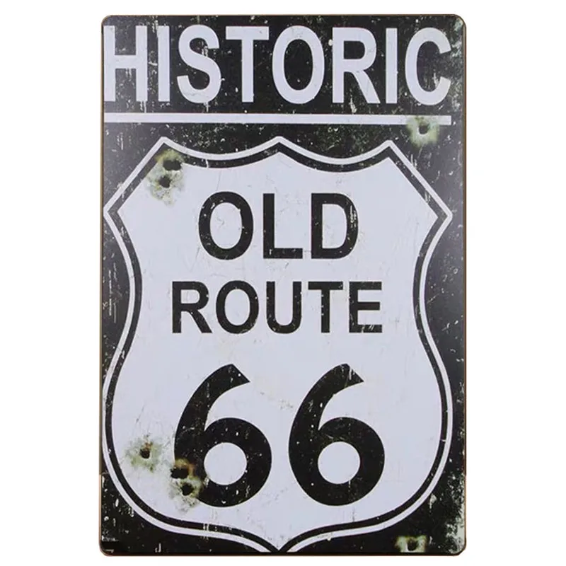 K 30X20 см ретро металл США Route 66 Олово пластинки со знаками для бар паб кафе знак Настенный декор музыка бляшек Тинтин Pin Up доска Винтаж H5 - Цвет: K