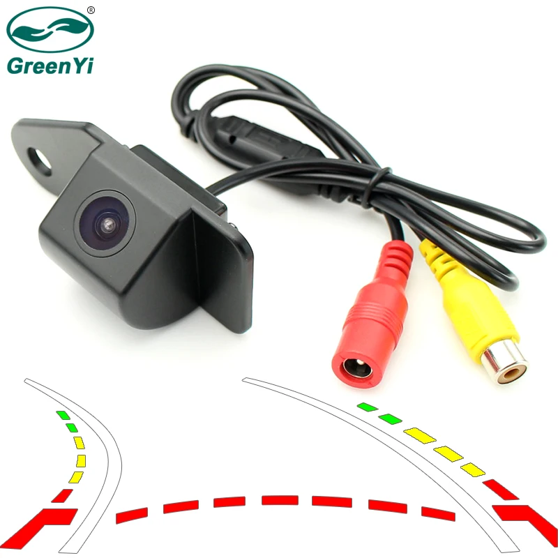 

GreenYi Intelligent Dynamic Trajectory Tracks Rear View Camera With Moving Guide Parking Line For Mitsubishi ASX