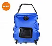 Hewolf уличные 20L сумка для душа Портативная сумка для душа Складная карманная сумка для душа солнечное Отопление водяная сумка семейный пляжный кемпинг - Цвет: Blue