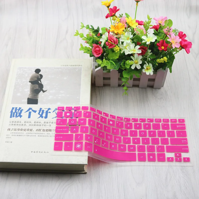 Чехол для ноутбука Notbook с клавиатурой для Asus Zenbook Ux330Ua U303Ln U306Ua Ux360Ua U306Ua6200 Ux330 13,3'' - Цвет: rose