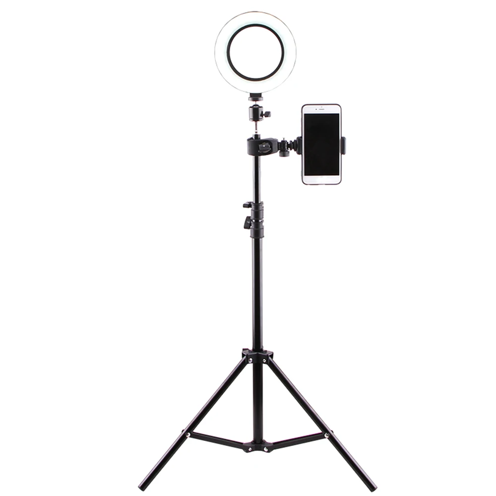 

Photography Ring Light LED Selfie Ring Light Studio Photo Fill Light 160/260MM with 3 Options Light Stand Makeup Mirror Lighting