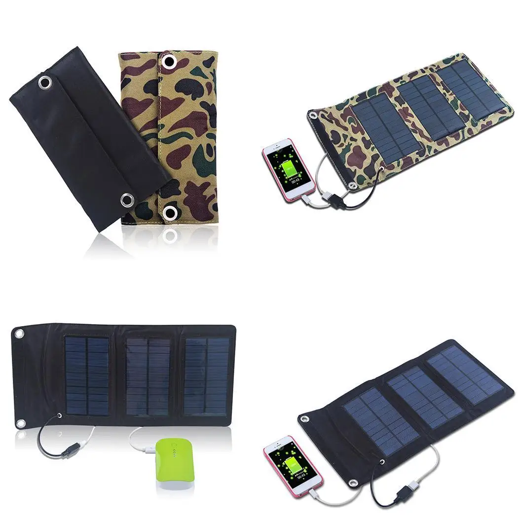 Portable Foldable Solar Panel Solar Charger Mobile Phone, Tablet, MP3,etc With USB 3H Ports For Phone-20-65