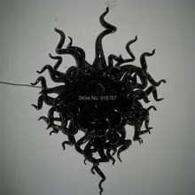 Отлично взорван черный стены Стекло лампа