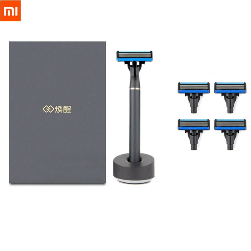 

Original Xiaomi Mijia Men Shaver Razor 7 in 1 Sets Magnetic Replace the Clip German importing Shaving Gift for father husband