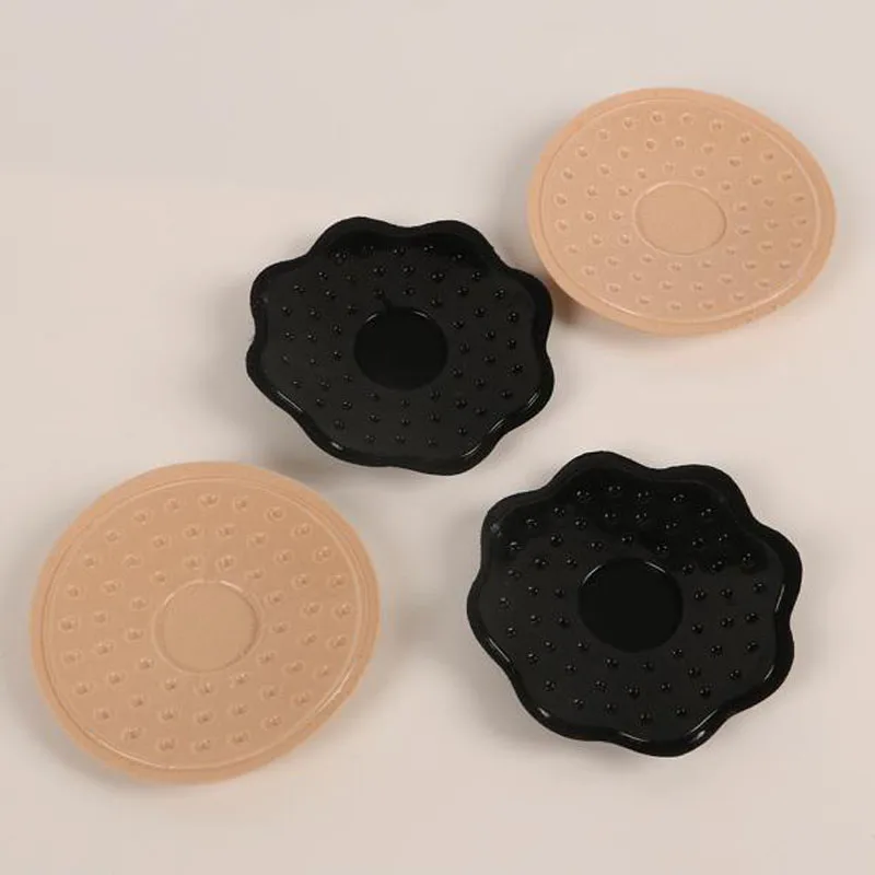 

1 Pair New Fashion breathable Sexy Bra Pad Reusable Self Adhesive Silicone Breast Bra Nipple Cover Pad Clothing Accessories