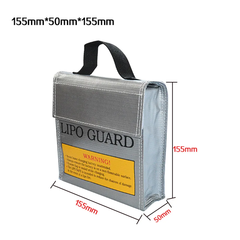 

Compapetion 155*50*155MM LiPo Li-Po Battery Fireproof Safety Guard Safe Bag Remote Control Toys