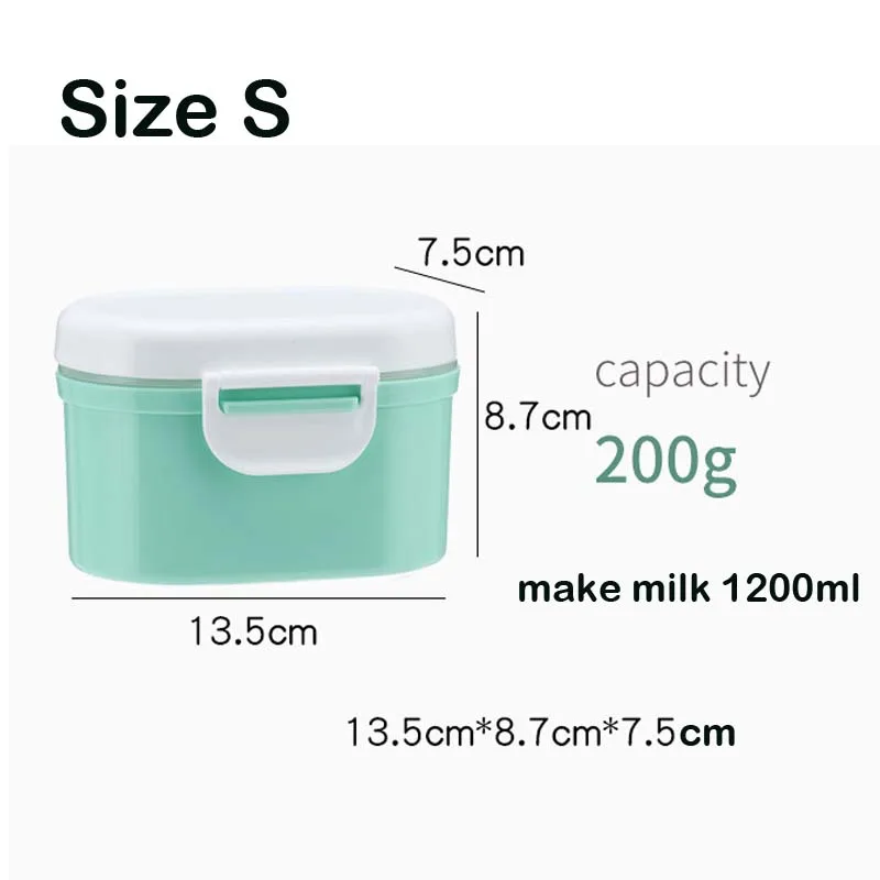 Детская формула для хранения молока для младенцев, портативный дозатор для молочного порошка, контейнер для хранения еды, коробка для кормления детей, коробка для еды PP