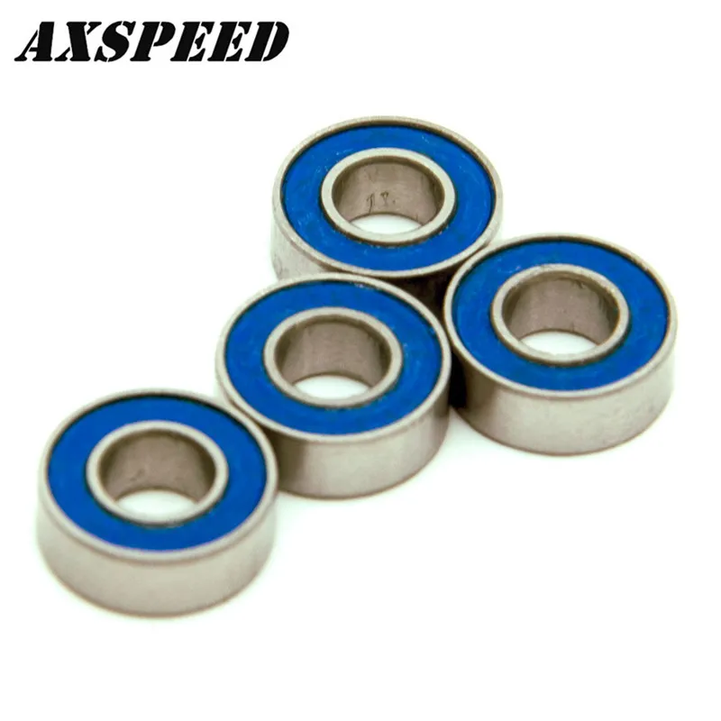 4Pcs Steel /& Rubber Sealing Ball Bearing for HSP Sakura Scx10 Trx4 Wraith RC Car