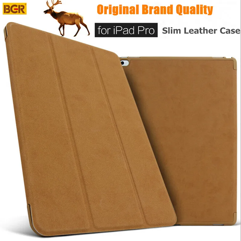 For iPad Pro 12 9 Smart Case 100 Original Brand Ultra slim Intelligent Flip PU Leather