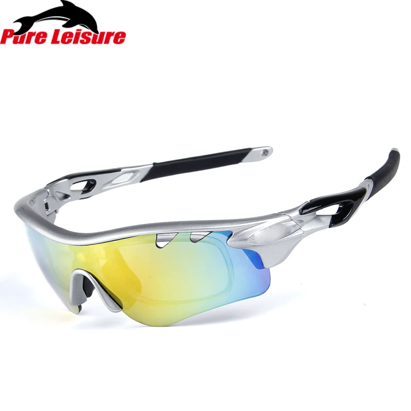 

5Lens/Lot Fishing PC Lens Pesca Sunglasses clip on zonnebril PC Material Outdoor Sport Eyewear UV400 Fishing Sunglasses 7Colors