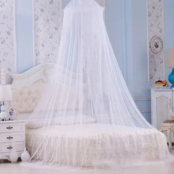 

Double Bed Universal Dome Mosquito Net Pink White Net Protection Against Mosquitoes Flies Easy Installation Net FPing