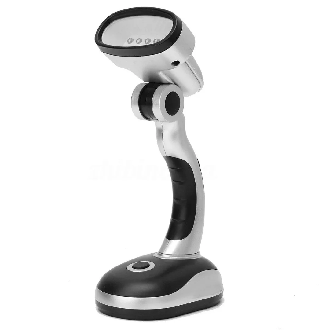 New 12 LED Flexible Battery Operated Bedside Reading Desk Lamp Table Bright Light