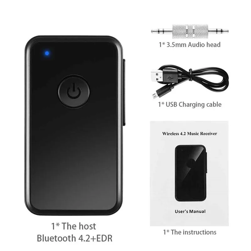 Onever AUX bluetooth адаптер громкой связи Bluetooth гарнитура для Динамик наушники