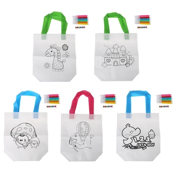 

DIY Drawing Craft Color Bag Educational Drawing Toys With Safe Water Pen Color Random Delivery-m18