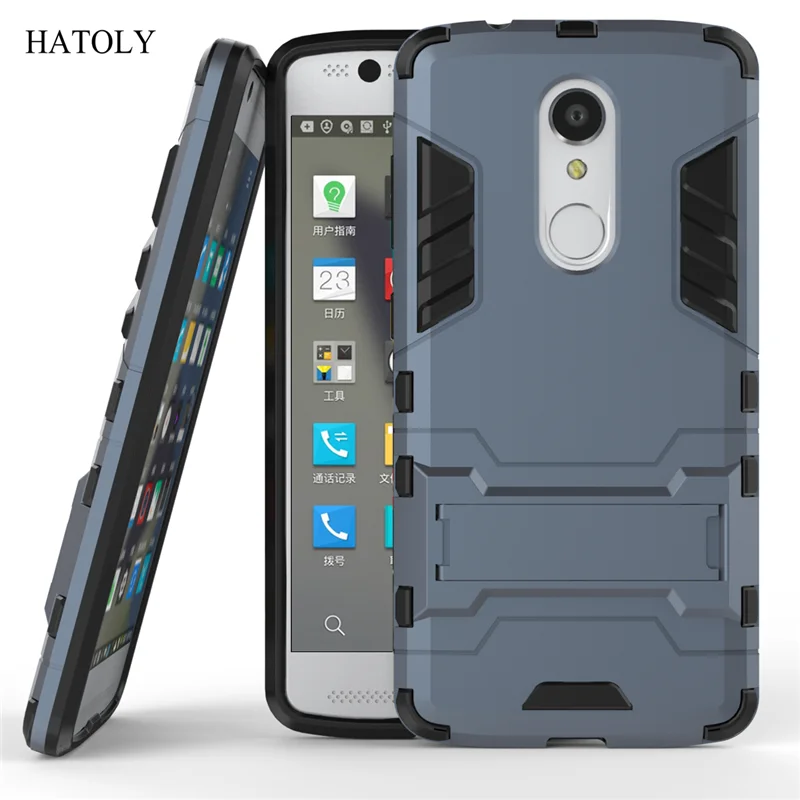 

HATOLY For Armor Case ZTE Axon 7 Mini Case Shockproof Robot Silicone Rubber Hard Back Phone Cover For ZTE Axon 7 Mini 5.2" <