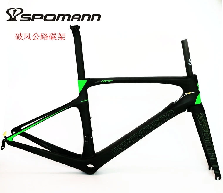 Discount Newest 3 colors SPOMANN Racing 700C Road bike matte UD full carbon fibre bicycle frames+fork+seatpost+headsets+BB Free shipping 11 Discount Newest 3 colors SPOMANN Racing 700C Road bike matte UD full carbon fibre bicycle frames+fork+seatpost+headsets+BB Free shipping 11