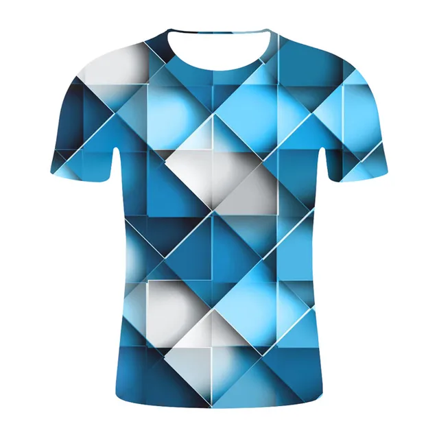 2019 Combination Of Geometric Forms 3D Printing MENS T Shirt Unisxe ...